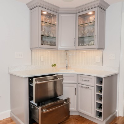 New Cabinet Remodel in Wellesley