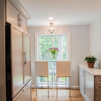full remodel with table and fridge