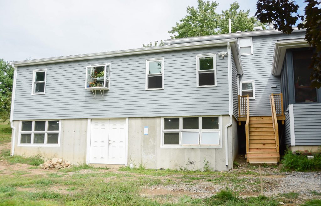 Back Entry of New Addition for Remodeler