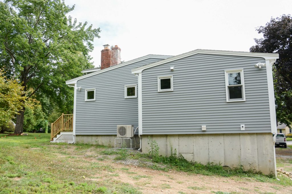 Side of New Addition for Remodeler