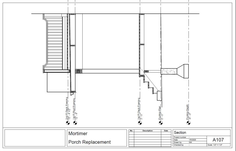 Design Build Remodeler for Porch Renovation Section