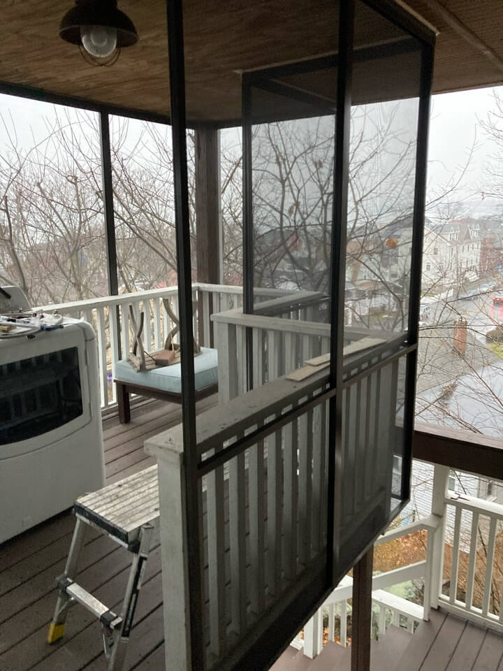 Basement Remodel includes new Deck Screen Panels